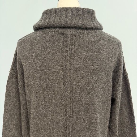 Sundance SONJA CASHMERE DRESS charcoal Size S - Picture 6 of 10